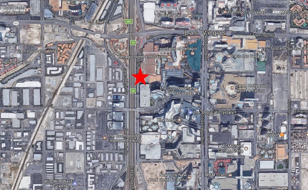 Hombre armado se atrinchera en autobús en Las Vegas; hay un herido