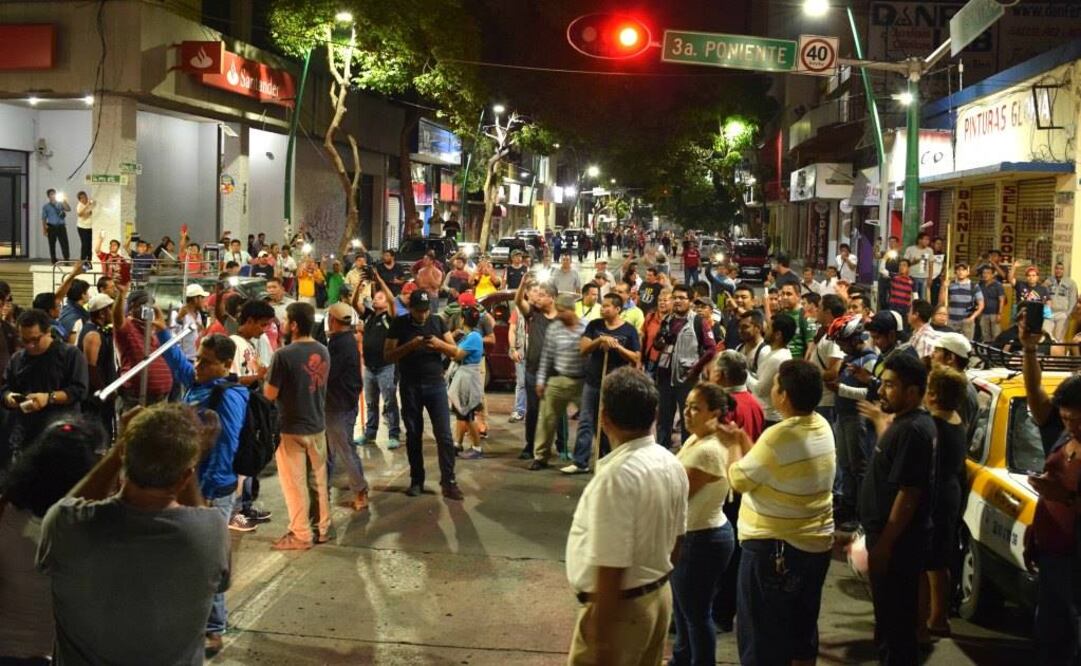 Los maestros mantienen un plantón en Chiapas, que este miércoles cumple 123 días. Foto: Óscar León/Archivo