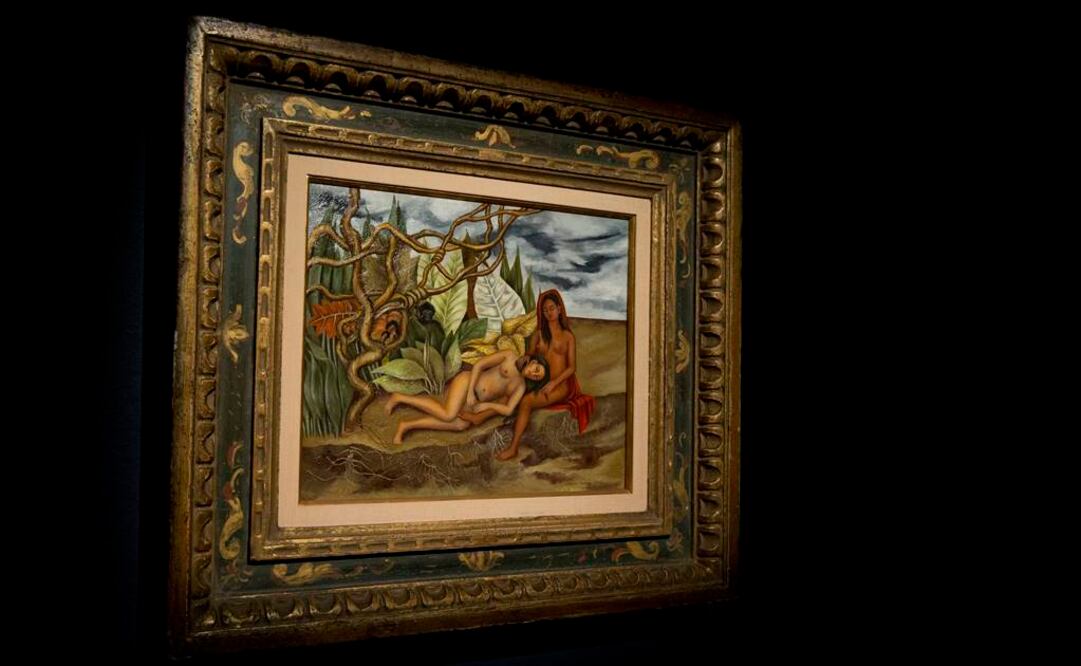 La artista le obsequió la obra de 1939 a su compatriota Dolores del Río, una de las primeras actrices latinoamericanas que triunfó en Hollywood. FOTO: AP.