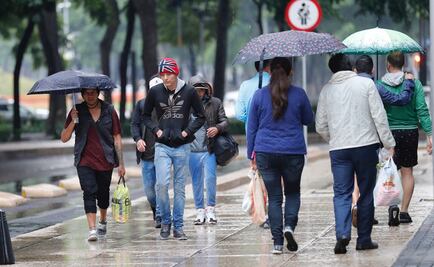 Llueve en 10 delegaciones de CDMX; también en Edomex