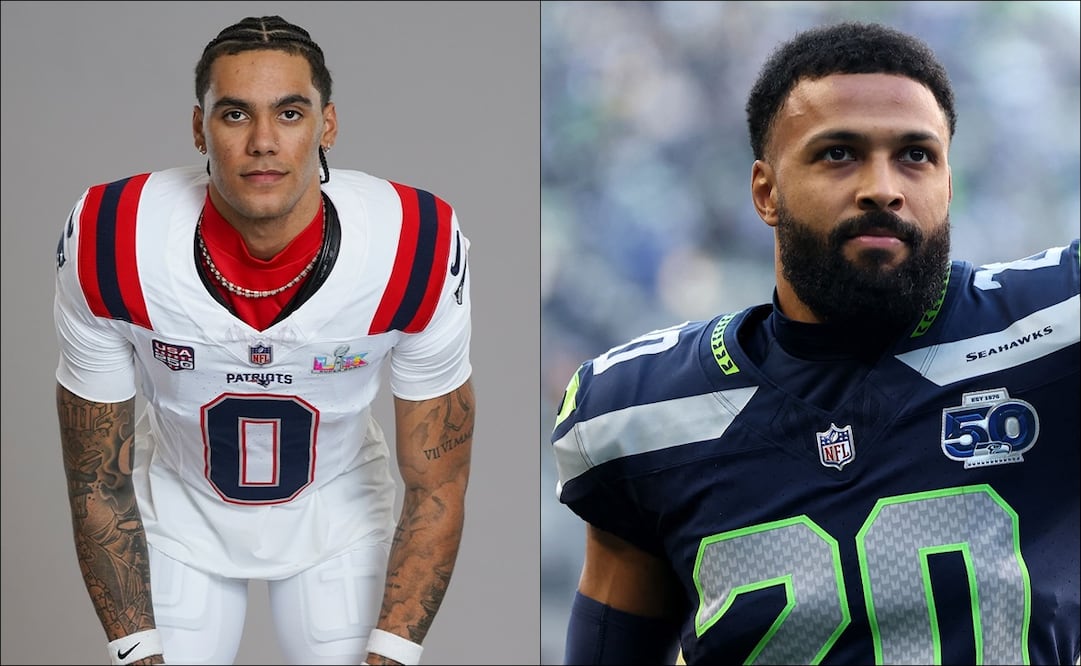 Estos son los jugadores de Latinoamérica que estarán presentes con los Patriots y los Seahawks en el Super Bowl LX / FOTO: ESPECIAL