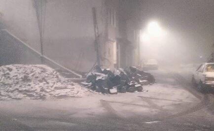 Video. Cae aguanieve en Cuajimalpa y en Ajusco