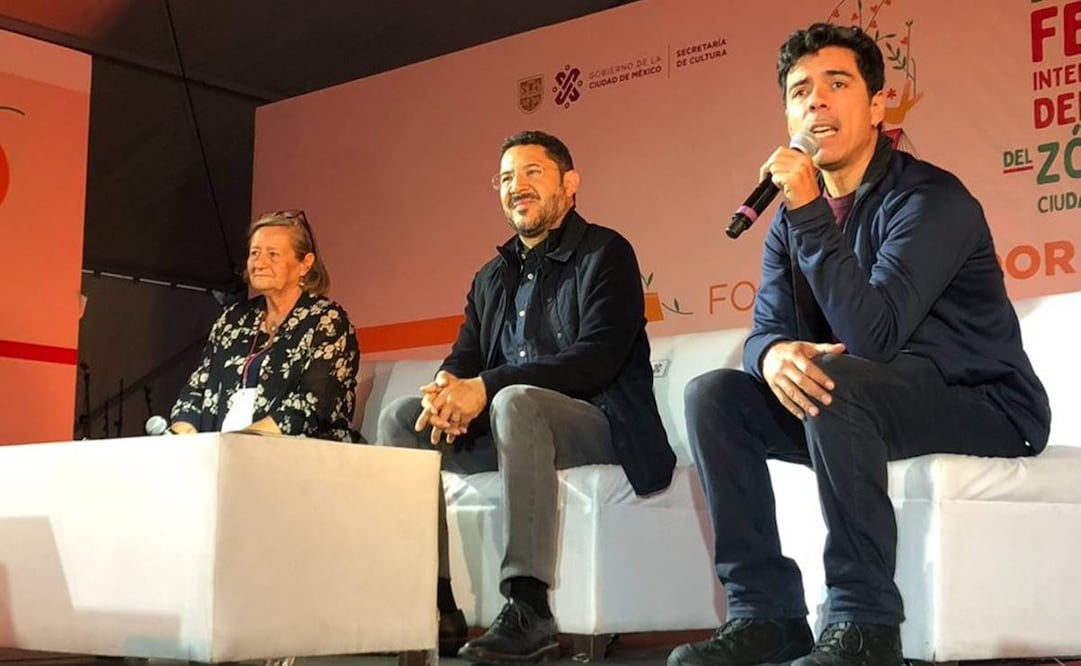 Martí Batres en Feria Internacional del Libro / Foto: Especial