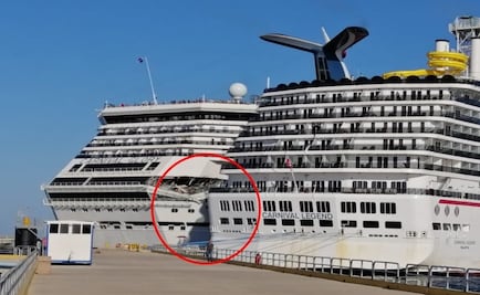 Cruise ships collide in Cozumel, Quintana Roo