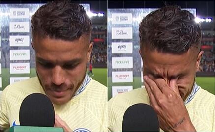 Jonathan Dos Santos rompe en llanto en plena entrevista; dedica gol a su papá