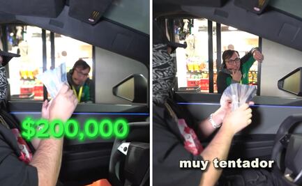Tiktoker ofrece 200 mil pesos a empleado de 7-Eleven para que renuncie; su respuesta se volvió viral