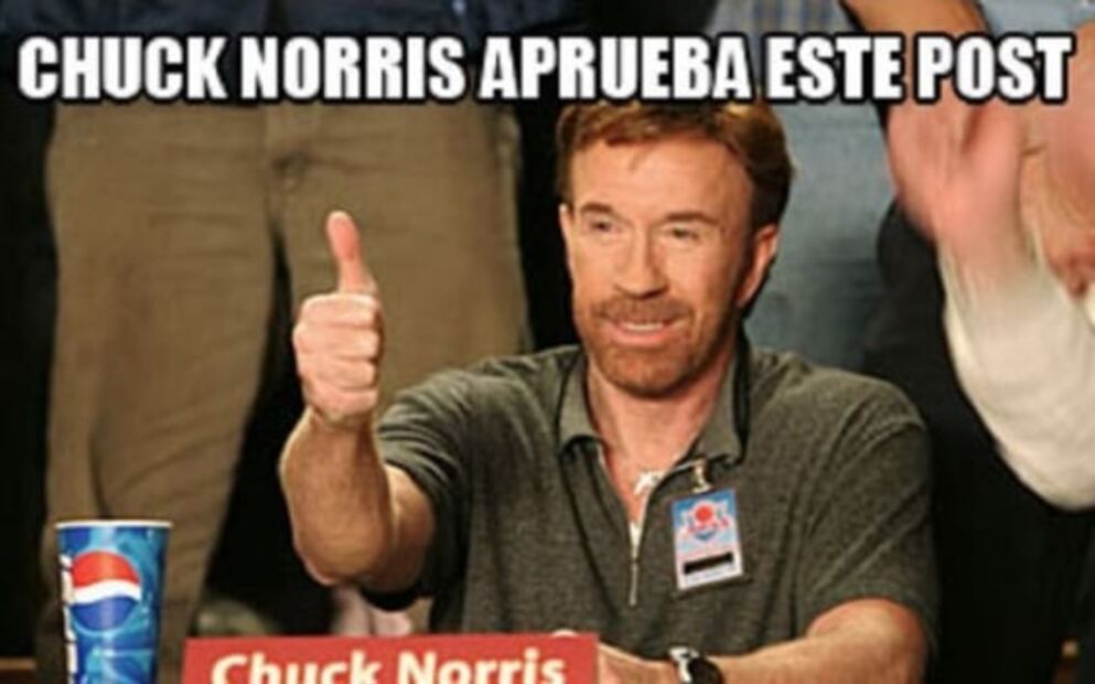 Los mejores memes de Chuck Norris