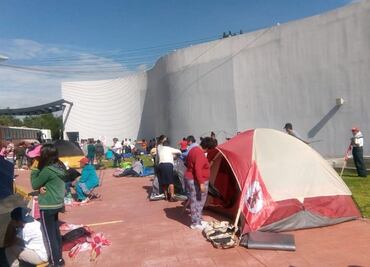 Campesinos instalan campamento en periferias de Santa Lucía