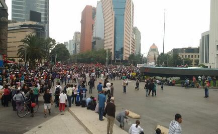 CNTE espera contingente de Morena en Bucareli y Reforma