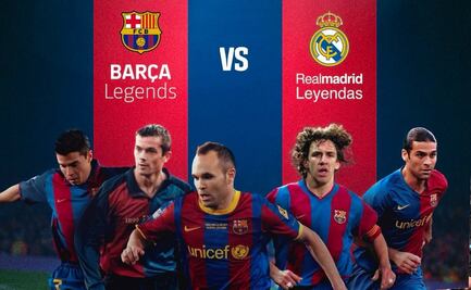 México recibirá partido de leyendas del Real Madrid y Barcelona; será un evento inolvidable