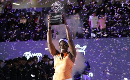 Sloane Stephens se lleva un trofeo 100 por ciento mexicano