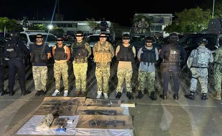 Detienen a 6 extorsionadores en Tabasco; aseguraron armas largas, drogas y vehículos