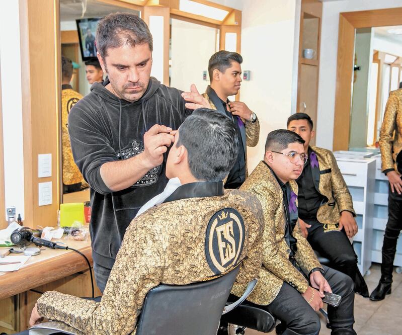 El maquillaje de los invitados a Hoy estuvo a cargo de hombres. Foto: TELEVISA