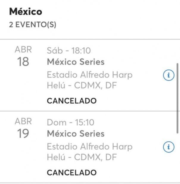 Ticketmaster ignora a Grandes Ligas y cancela juegos en México  