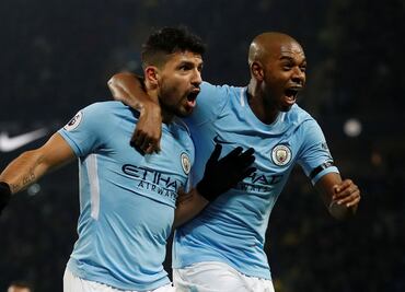 Sergio Agüero le da el triunfo al Manchester City