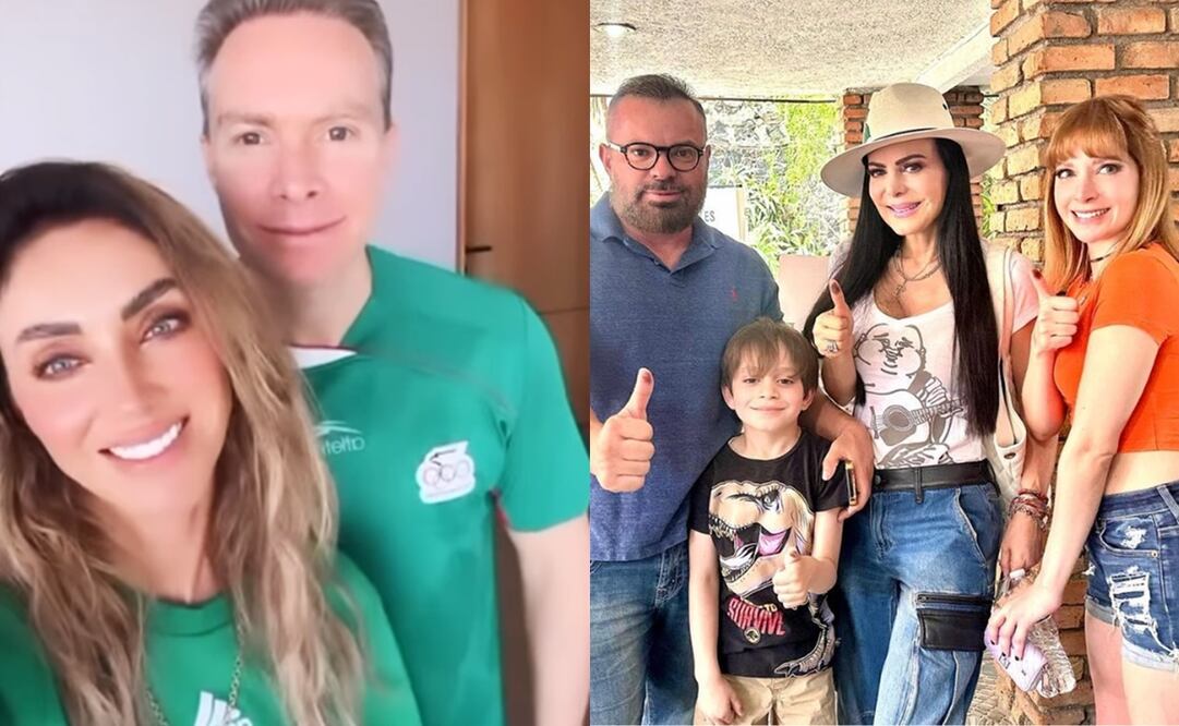 Famosas como Anahí, Maribel Guardia y sus familias acuden a su casilla a votar.
Fotos: Instagram