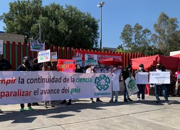 Miembros del CIDE y Cinvestav se manifiestan contra extinción de fideicomisos