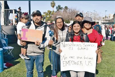 Protestan, sin importar su estatus migratorio