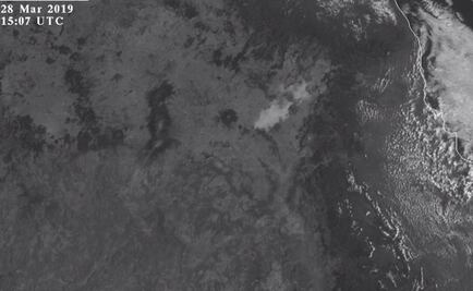 La explosión del Popocatépetl vista desde el espacio 