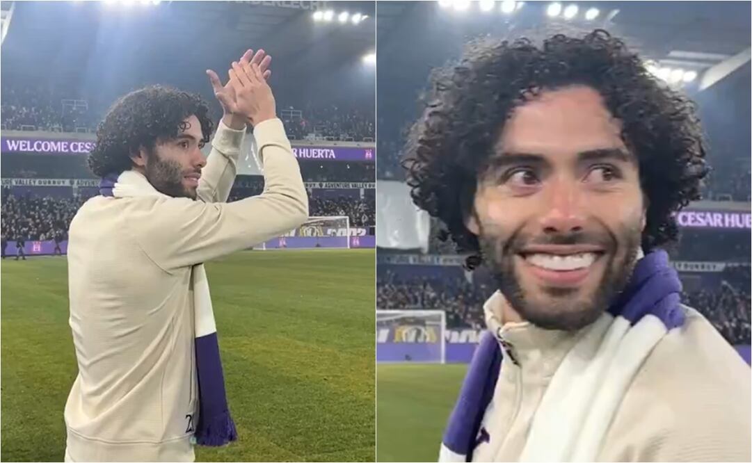 FOTO: ESPECIAL - César 'Chino' Huerta tiene espectacular bienvenida de la afición del Anderlecht