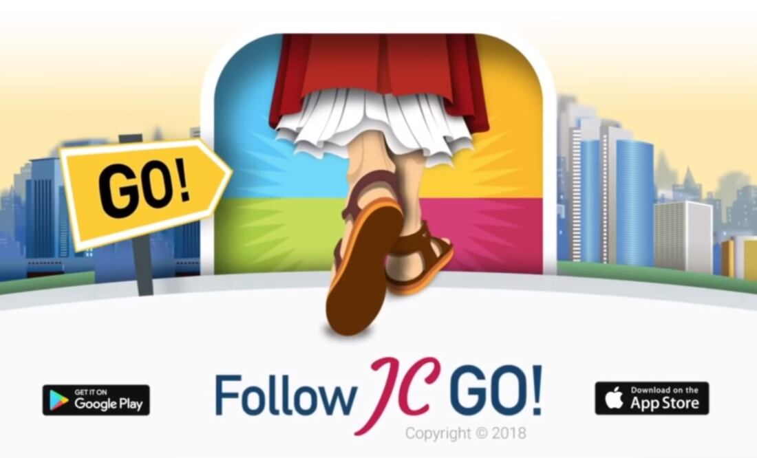 “Follow JC Go” está pensada desde el entretenimiento para caminar y moverse