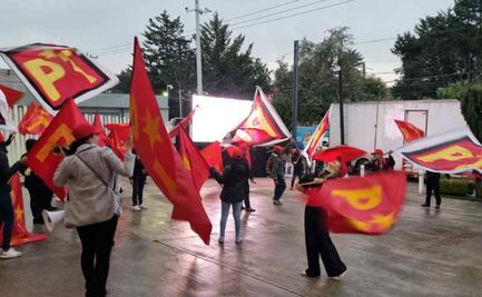 Se encienden los ánimos al exterior del IEEM por segundo debate entre Alejandra del Moral y Delfina Gómez