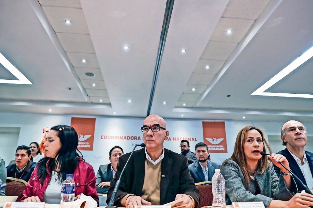 Dante Delgado, coordinador de MC, dijo que su generación le falló al país, por lo cual esperan que Ricardo Anaya consolide un nuevo rumbo. (ARCHIVO EL UNIVERSAL)