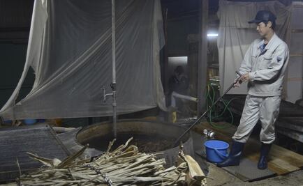 Familia japonesa fabrica un papel similar a la piel humana