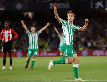 El Real Betis rescató el empate ante el Athletic