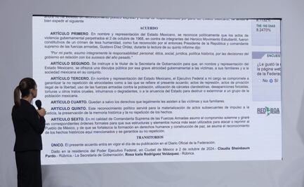 Masacre del 2 de octubre de 1968; Sheinbaum expresa su solidaridad con familiares de víctimas, a 57 años de la matanza en Tatelolco