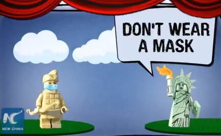 Con corto animado, Embajada china en Francia se burla de reacción de EU ante Covid-19