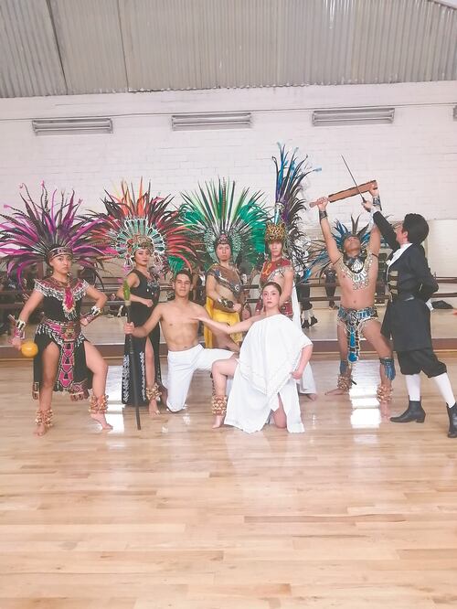 El montaje muestra el pasado mágico y cosmogónico de México. Foto: ARACELI GARCÍA. EL UNIVERSAL