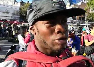 Migrantes esperan encontrarse con su familia en EU