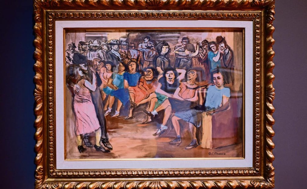 Salón México, de José Clemente Orozco, obra de la colección Zambrano, administrada por Santander. Foto: Santiago Cadena El Universal