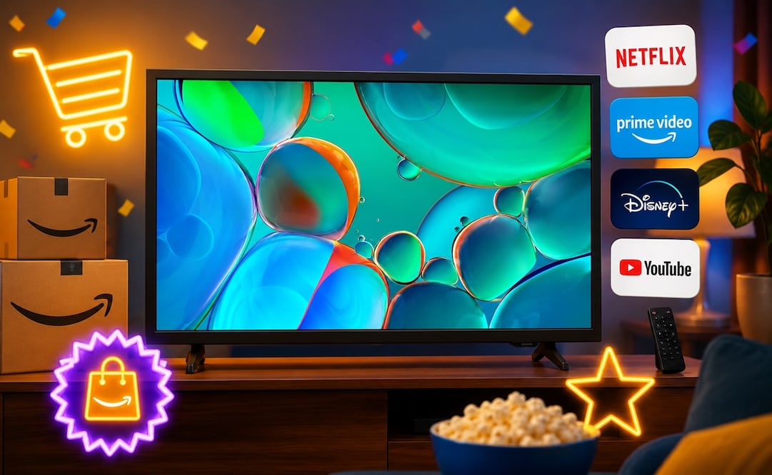 La Smart TV de Samsung cuenta con entradas HDMI y puertos USB para conectar consolas de videojuegos, reproductores multimedia, barras de sonido o memorias USB. Foto: IA