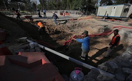 Poco avance en obras de Chapultepec