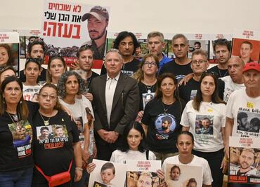 Enviado de EU se reúne en Tel Aviv con familiares de los rehenes en Gaza; "¡Ya basta! La guerra debe terminar", piden