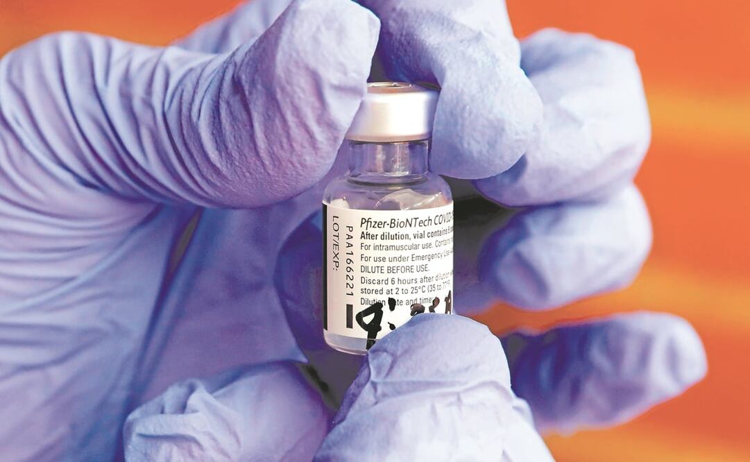 La dosis Pfizer-BioNTech es la que se aplicará en Cuauhtémoc. Foto: ARCHIVO EL UNIVERSAL