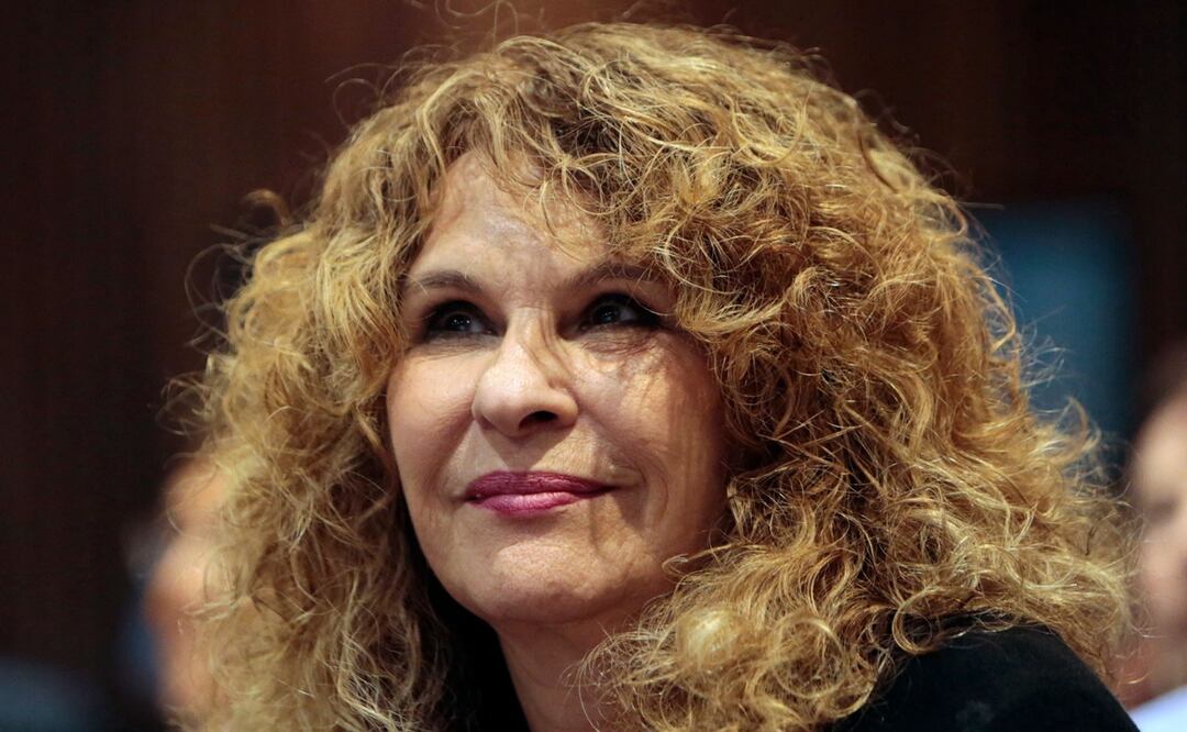 La escritora nicaragüense Gioconda Belli participa en debate de la Revista Literaria "El Hilo Azul" en Managua. Foto: AFP