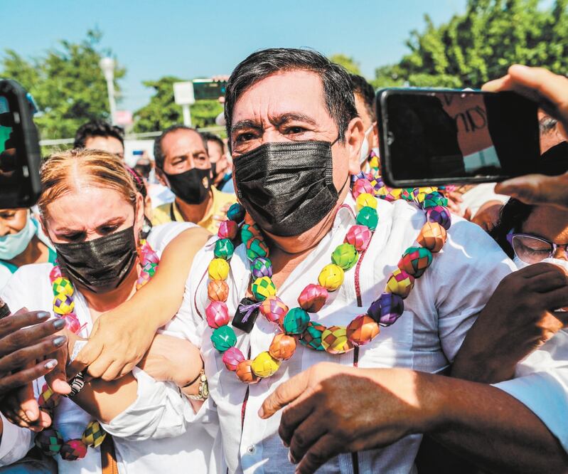 Sobre la supuesta omisión de gastos de precampaña acusada por el INE, Félix Salgado Macedonio defendió que Morena no hizo registro alguno del proceso interno que llevó a cabo. Foto: ARCHIVO EL UNIVERSAL