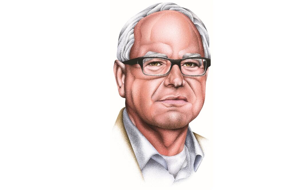 Tim Walz, el maestro que quiere ser vicepresidente. Ilustración de Daniel Razo