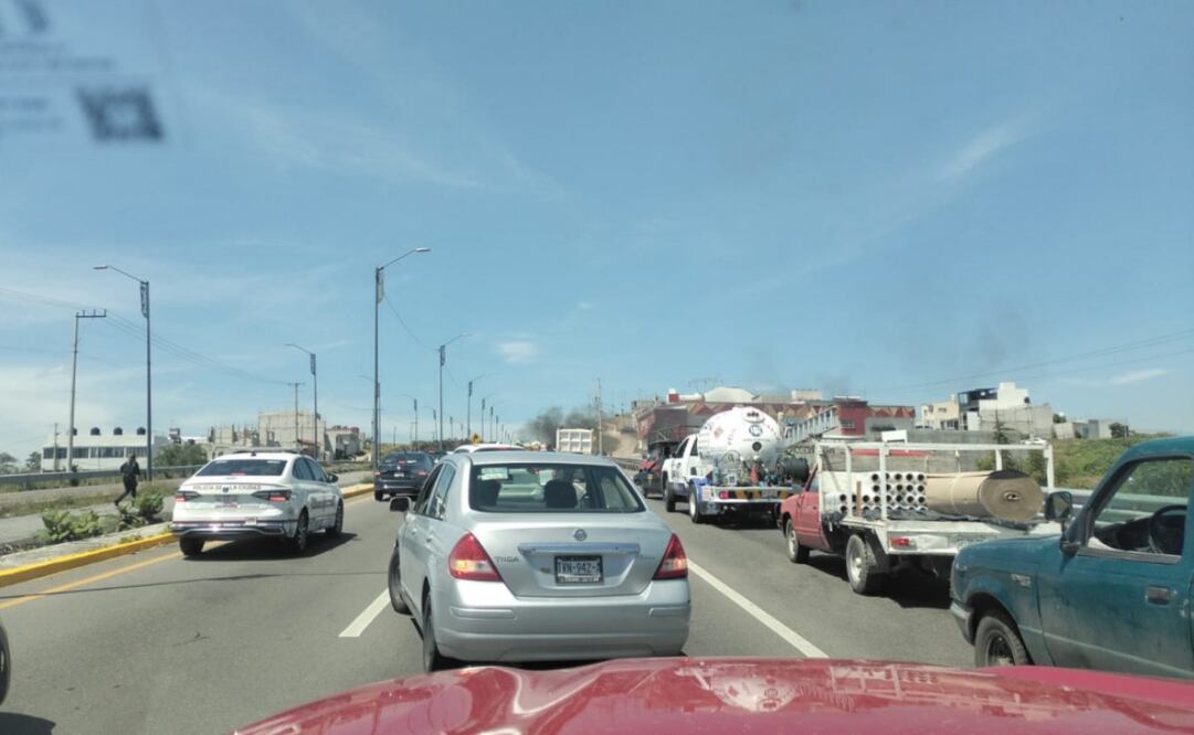 Protesta de familiares de reos del penal San Miguel en Puebla (05/08/2025). Foto: Captura de pantalla