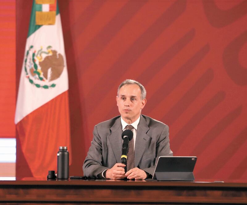 Hugo López-Gatell dijo que por medio de actas de defunción corregirán las cifras de muertes por Covid-19 en el país. Foto: VALENTE ROSAS. EL UNIVERSAL