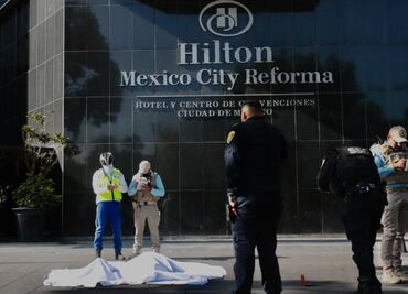 Hombre se arroja desde el séptimo piso del Hotel Hilton; antes, llamó a su pareja