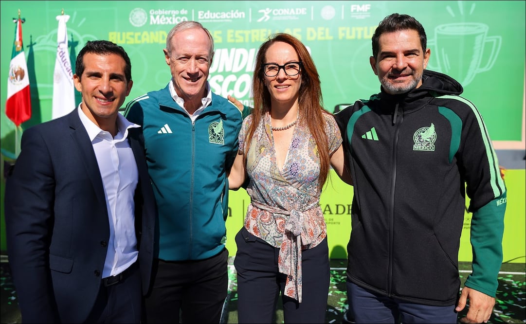 FMF, CONADE y SEP anuncian la Copa Escolar de Futbol edición "Mundialito Escolar 2026" / FOTO: Cortesía FMF