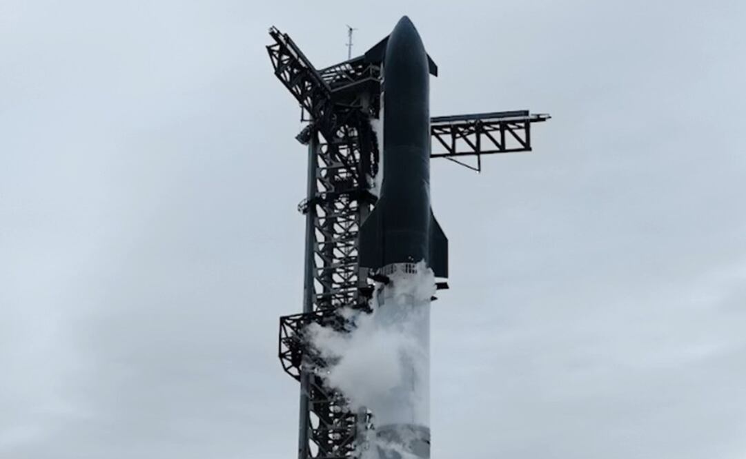 En la imágen se observa el cohete Starship. Foto: Instagram oficial de Space X.