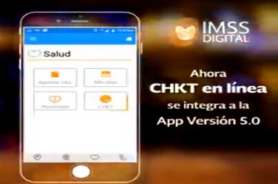 Lanza IMSS nueva app “CHKT” en Línea