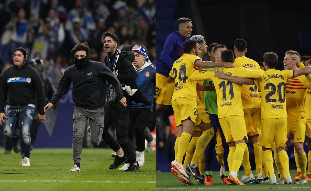 Aficionados del Espanyol arruinan festejos del Barcelona