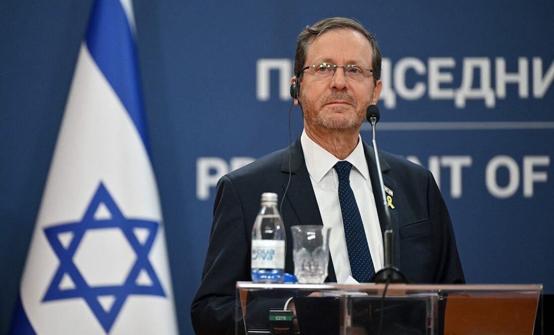 Isaac Herzog, presidente de Israel. Foto: AFP