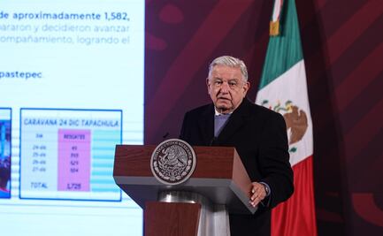 AMLO destaca intensificación en control migratorio pese a “complicada situación presupuestal”
